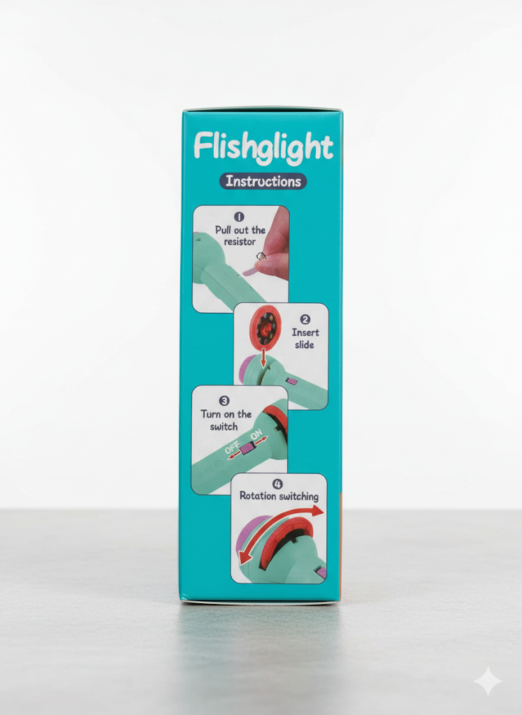 Flashlight Projector For Kids (3 Slides)