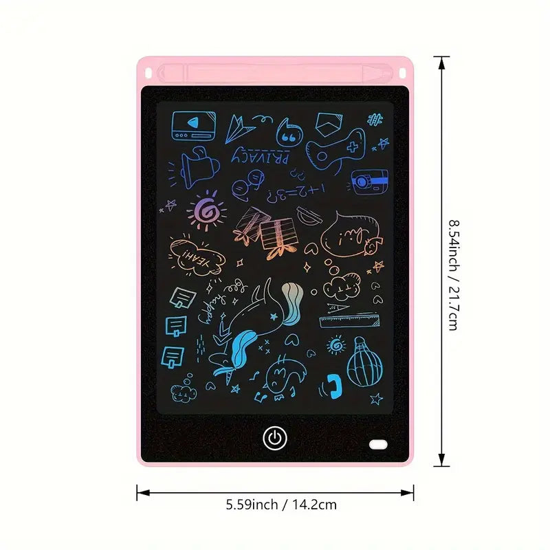 LCD Writing Tablet 8.5 Inch - Perfect Educational Toy for Kids (Ages 2-12 Years)